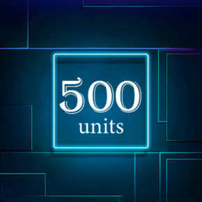 500 юнитов